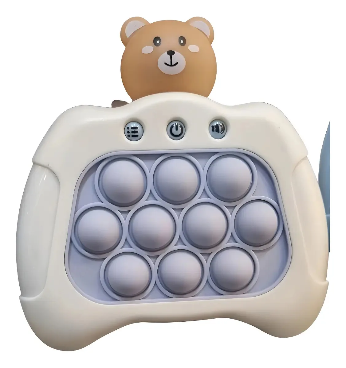 Pop-it Gamer: Brinquedo Eletrônico Anti Stress Com Som E Luz Cor Urso Azul