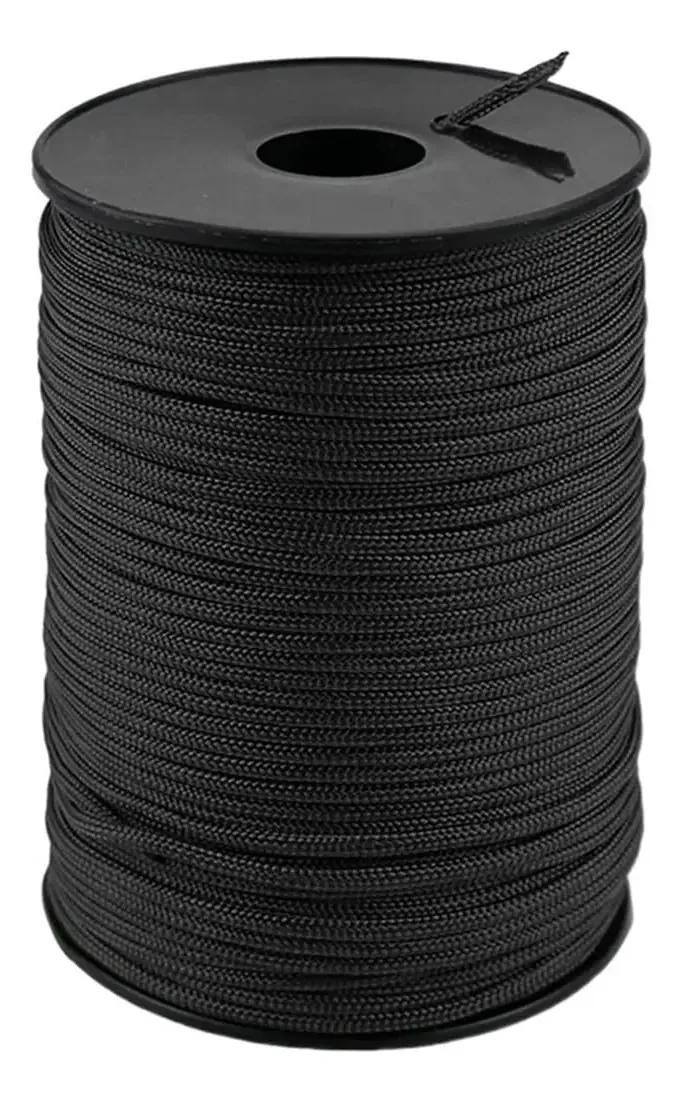 Duobay Corda de Paraquedas de 100m de Diâmetro, 4mm, 9 Fios, Corda para Acampamento, Equipamento de Escalada, Acessórios para Barraca. Esportes e Ar Livre (cor: Yellow, Tamanho: 100m)