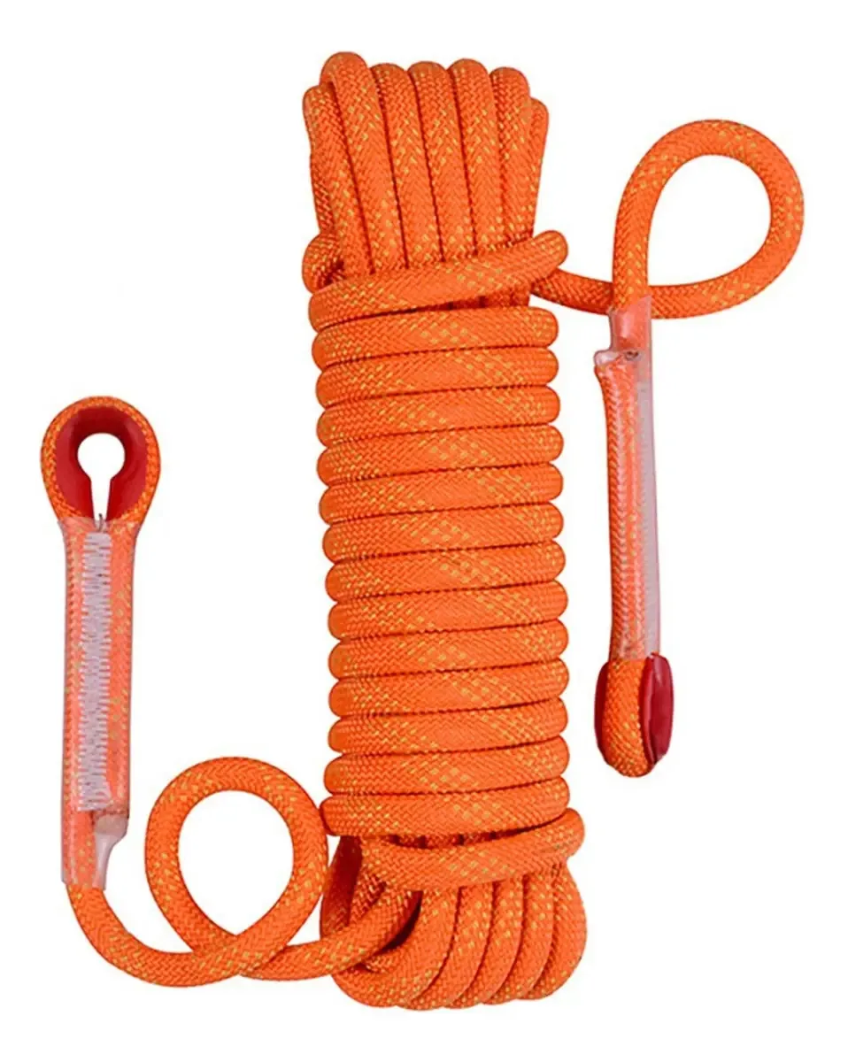 Cordas de Escalada Duobay de 8 mm para Exteriores, Cordas de Segurança de Emergência de Sobrevivência, Equipamento de Acessórios para Caminhada. Esportes e Ar Livre (cor: Laranja, Tamanho: 30m)