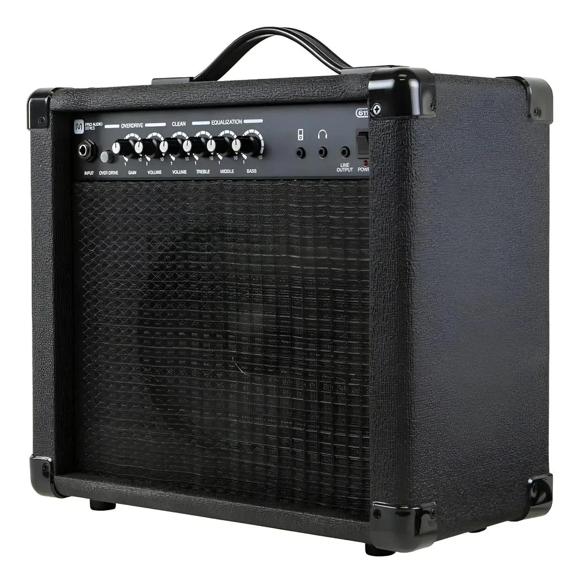 Amplificador combinado de guitarra de 20W com AUX e saída