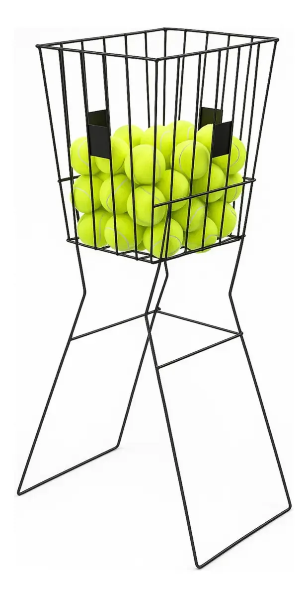 Cesto Pegador Bolas Beach Tennis Tênis Padel Para 75 Bolas
