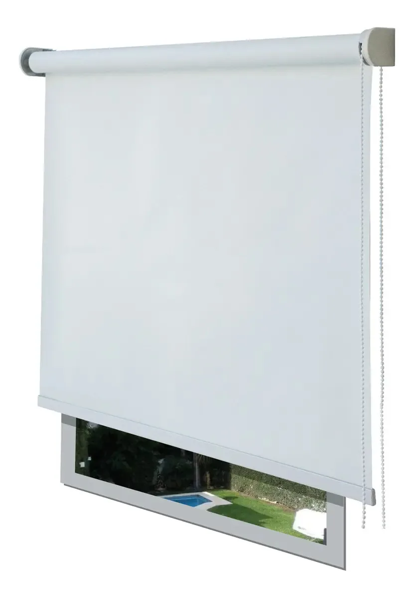 Cortina de rolo: tecido blackout, 180x180, cortina opaca, escurecimento total, controle total da luz, privacidade ideal, quartos, escritórios, fácil instalação, isolamento térmico, borracha