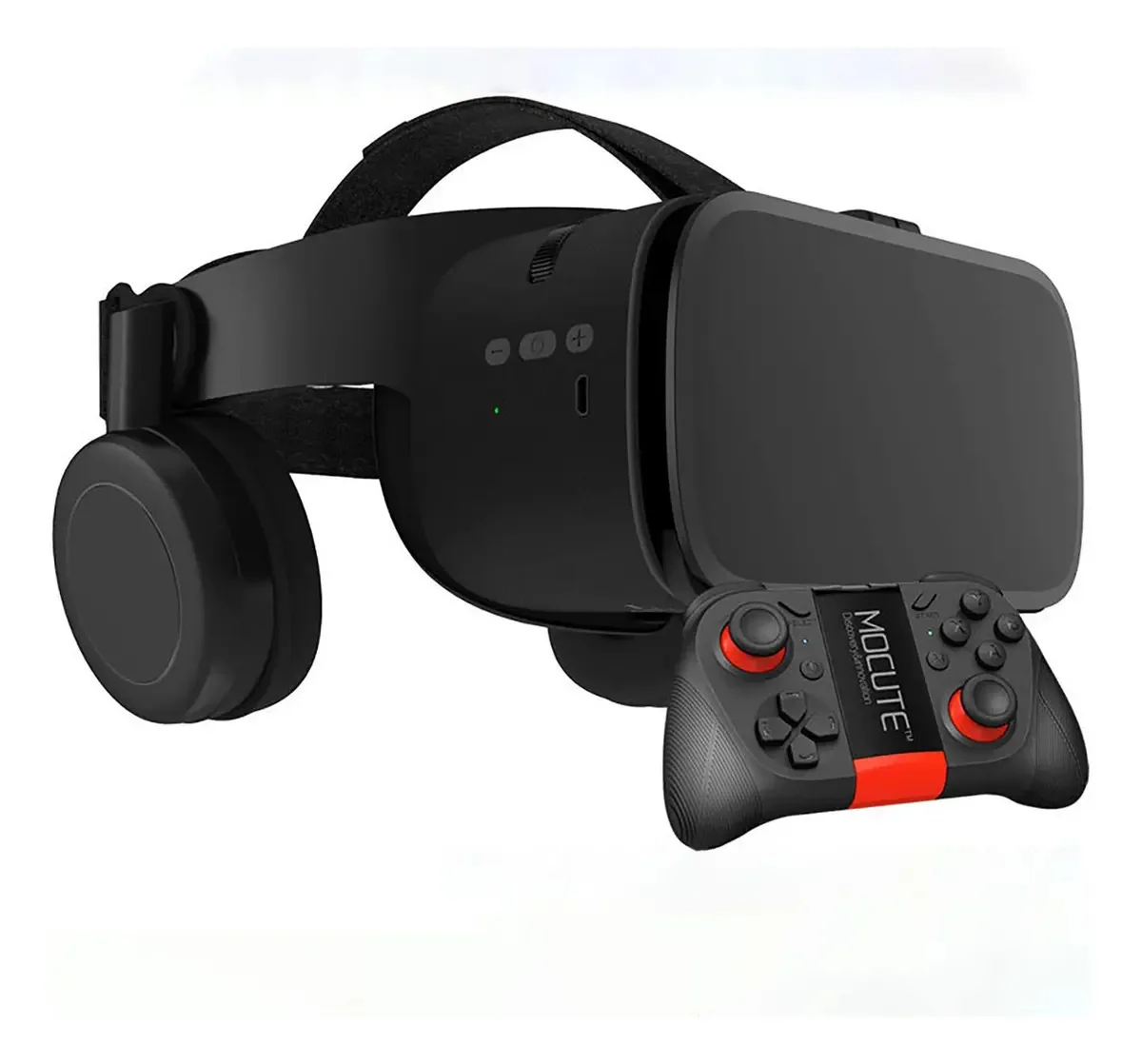 Óculos de realidade virtual, óculos 3D VR em tela cheia com controle remoto, óculos 3D Vr estéreo para iPhone 14 13 12 11 Pro Mini X R S Max, jogo de realidade virtual Samsung Galaxy para telefones