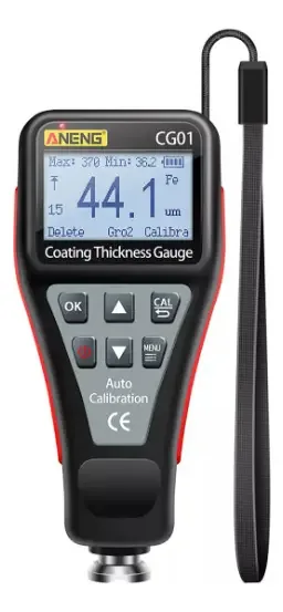 Medidor de espessura de revestimento Aneng Cg01 Auto Eupro, cor cinza