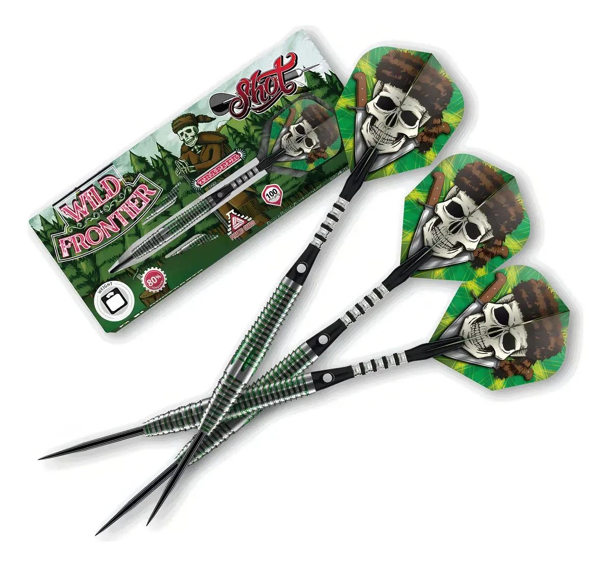 Baleado! Conjunto de dardos Wild Frontier Trapper Ace Tip