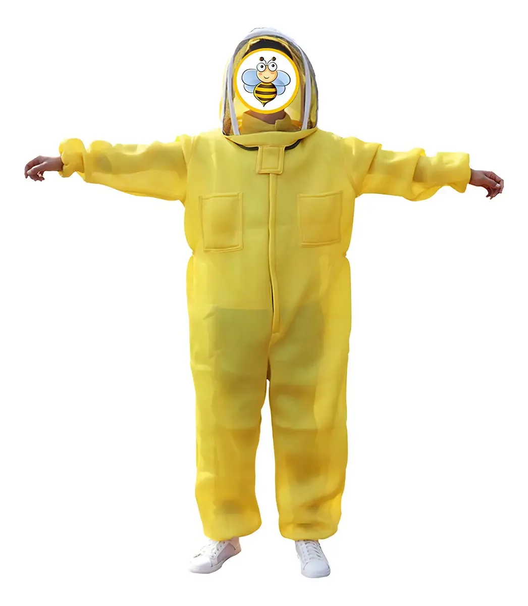 Eodudo-s Apicultura Roupa Protetora Jaqueta Traje Verde Camuflagem Bee Ferramentas Para Equipamentos De Apicultura Apicultor Fornecedor Para Quintal E Abelha (cor : Light Grey, Tamanho : L)