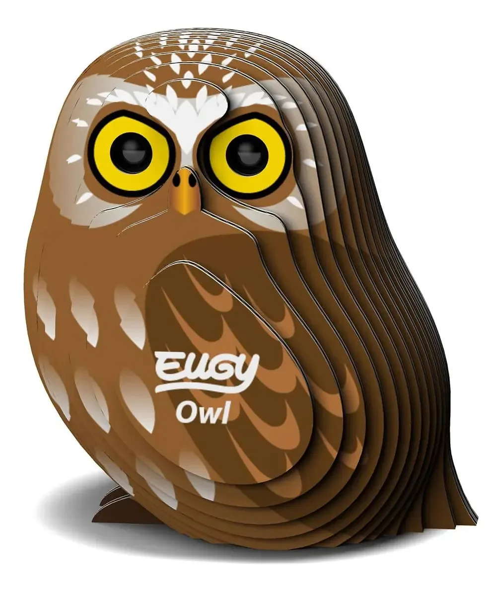 Quebra-cabeças 3D Eugy Owl, quebra-cabeças Educat Learning