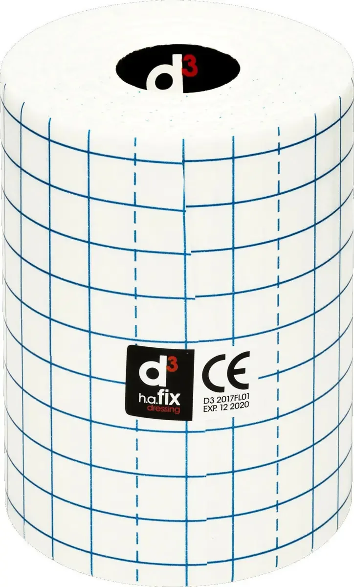 Fita Adesiva D3 Hypofix Branco 10cm x 10m Hipoalergênica Flexível