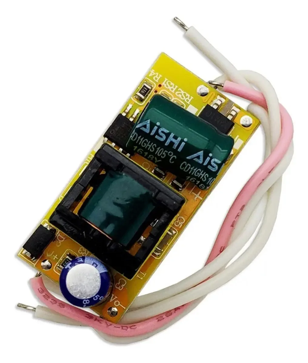 Controlador LED Zzzana 2/10 Uds 300ma Unidade de fonte de alimentação LED AC90-265v DC12-25v Transformadores de iluminação Adaptador de fonte de alimentação Transformadores de cor AC85-265v