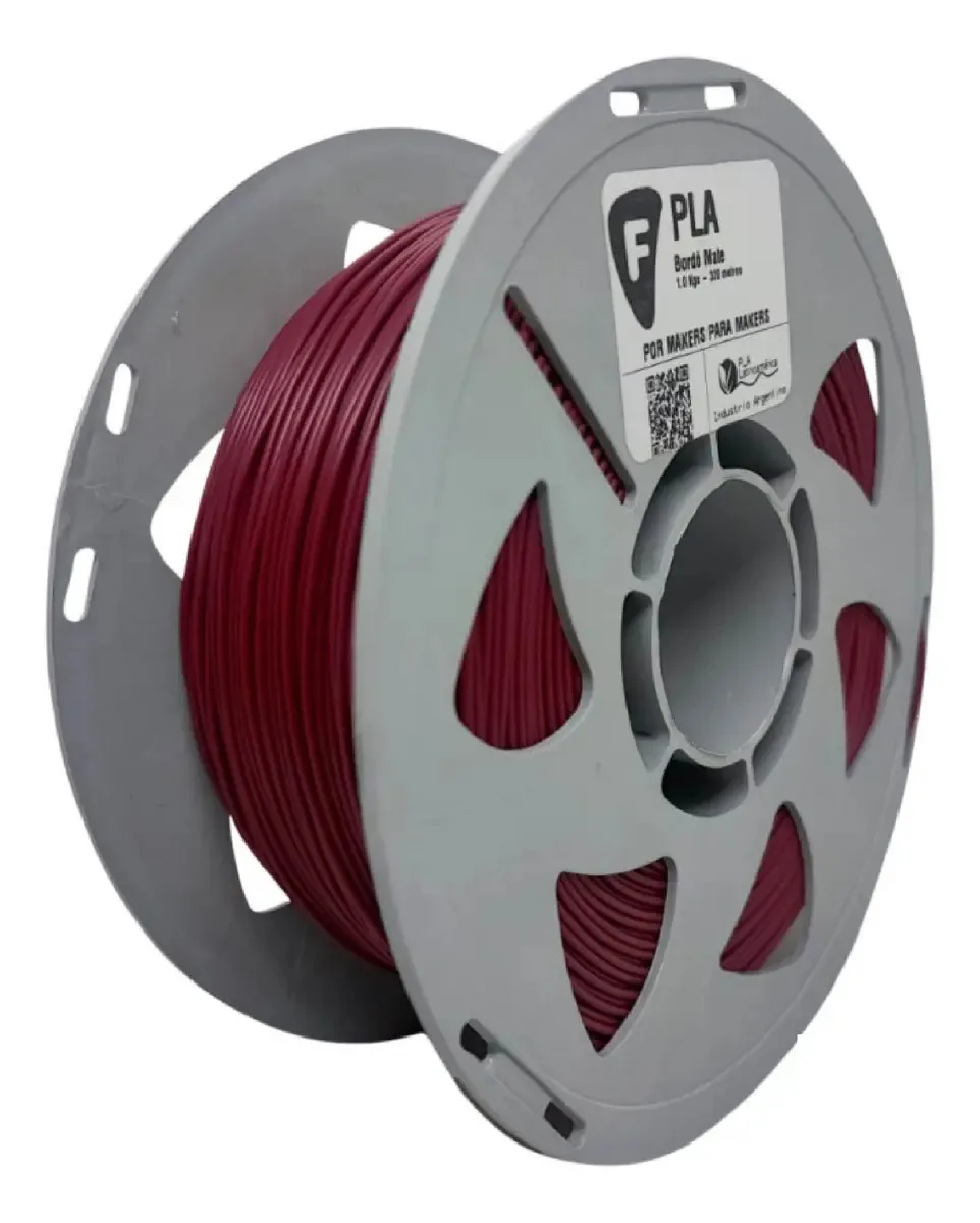 Filamento fosco Pla, 1 kg, 1,75 mm, bordado, impressão 3D