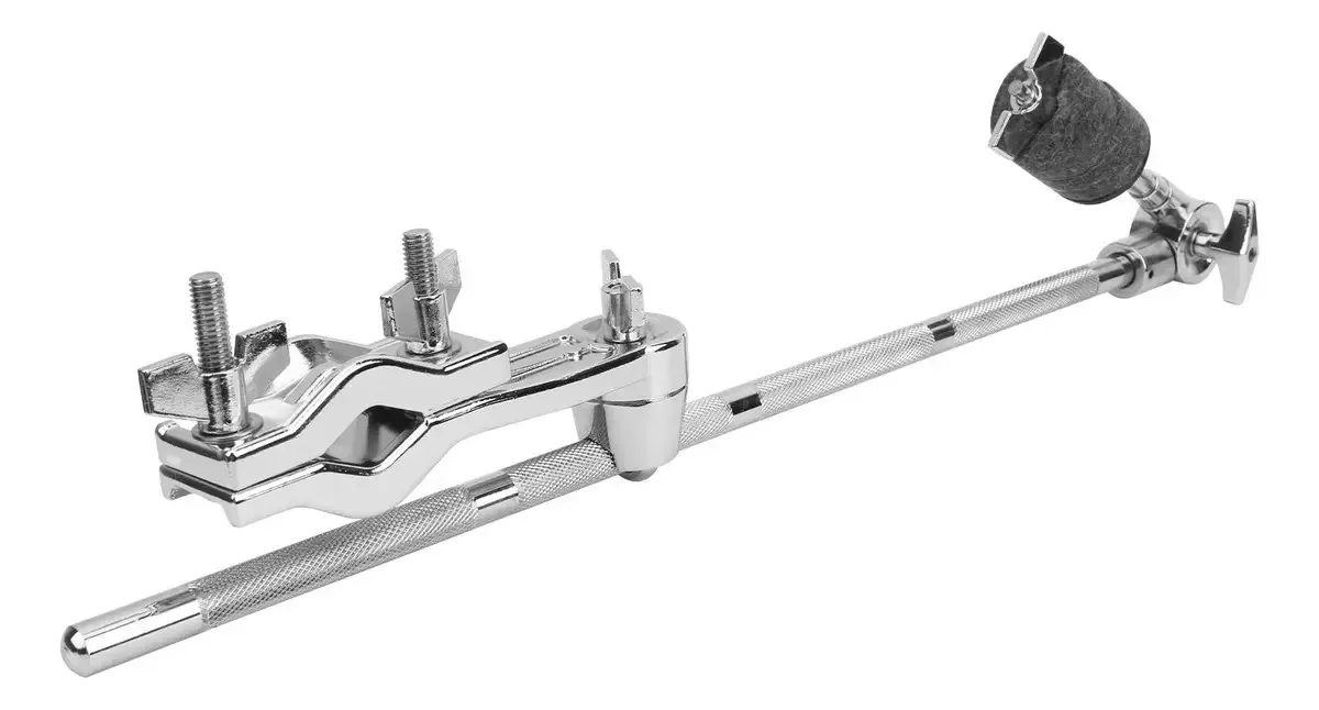 Kit de Bateria Braçadeiras de Extensão Suporte de Prato de Braço de Metal Ajustável Removível com Almofada de Feltro Acessórios para Bateria