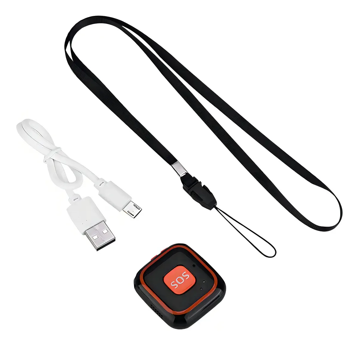 Rastreadores Gps - Localizador Gps Mini Rf-v28 Rastreadores Gps Locator Crianças Pessoal Sos Alarme App Rastreadores Para Pessoas Idosas/crianças E Pessoas Especiais (preto)