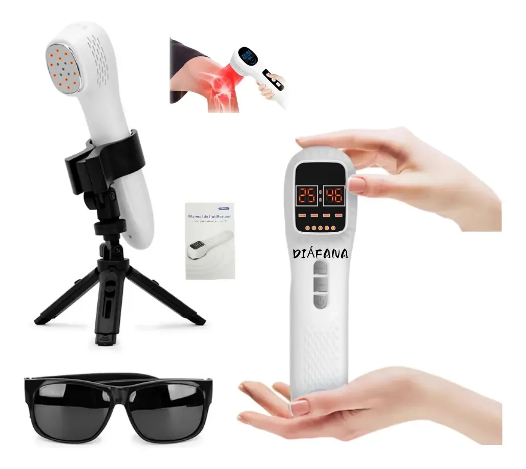 Diáfano de laser terapêutico Alivia 808nm/650nm para fisioterapia a laser vermelho