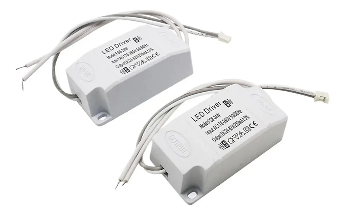 Driver de LED Govkyvjs 220v, 8-24w, corrente constante, 230mA, DC, 24-82v, adaptador de fonte de alimentação de saída, iluminação para luz de teto LED
