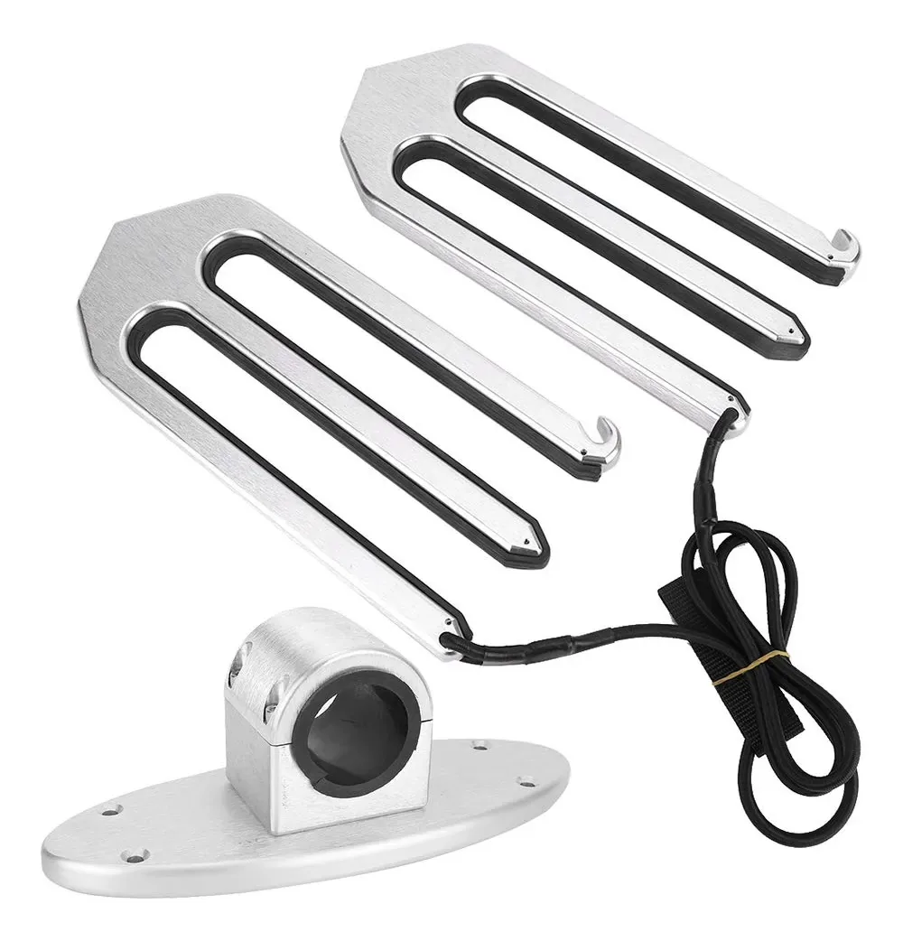 Rack de torre de wakeboard, rack de wakeboard de alumínio de 2 peças, instalação fácil e rápida, suporte de prancha de wakeboard, estantes de barcos com 2 suportes de montagem para torres, barcos e...