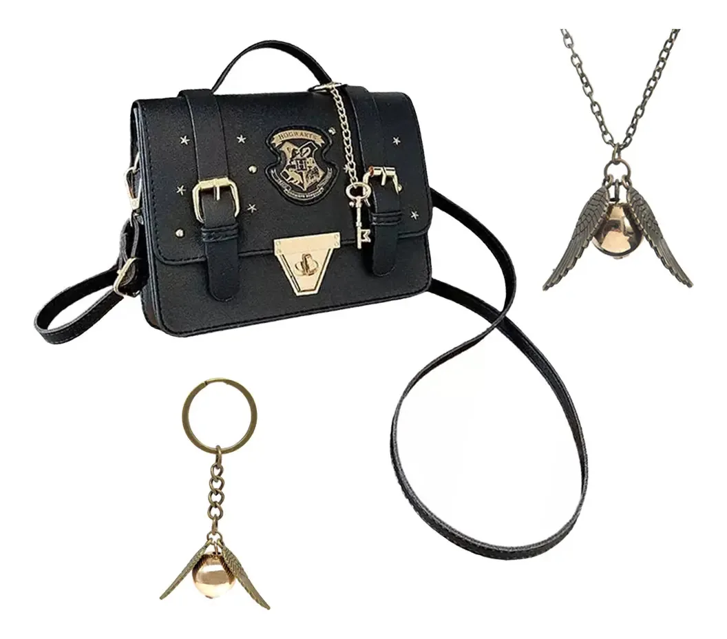 Harry Potter, bolsas transversais para mulheres, mochilas de tecido feminino Mariconera Lady, bolsas para mulheres, bolsas para mulheres, bolsa preta feminina