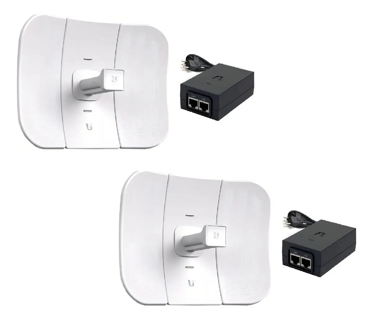 2 Antenas Ubiquiti Lite Beam M5 Lbe-m5-23 5ghz 23dbi C/fonte
