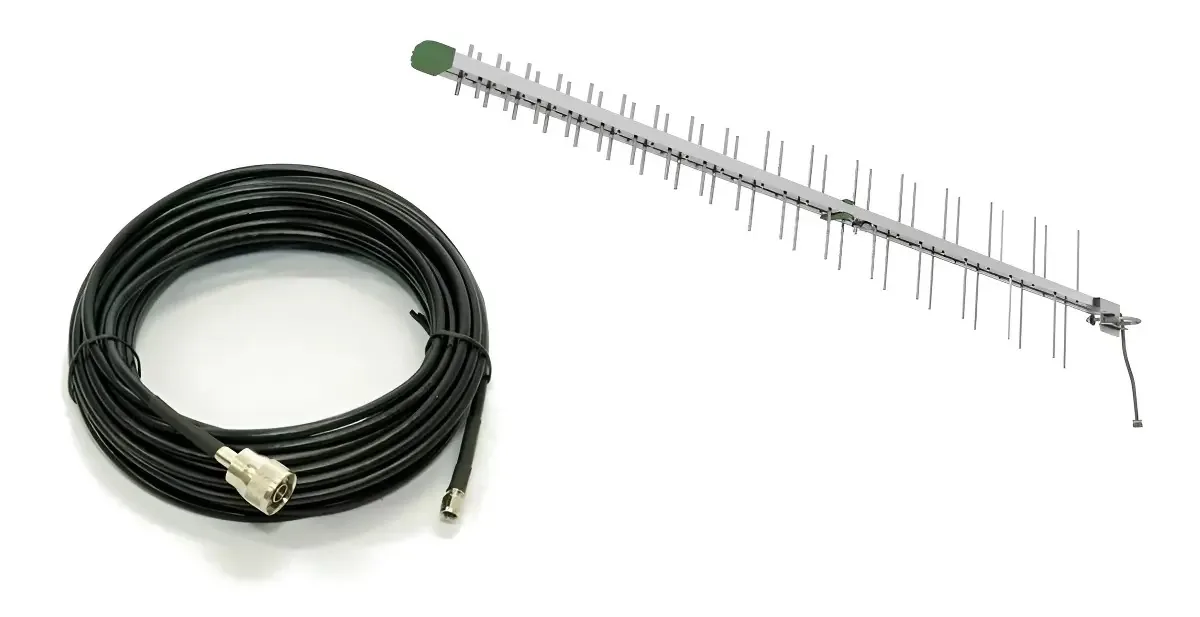Antena Pro FULLBAND Internet Rural 3G 4G 4.5G Cabo 10m SMA 700-2600MHz