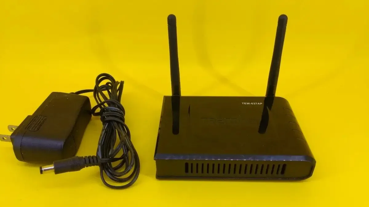 Repetidor Wireless Tew-637ap Cor Preto
