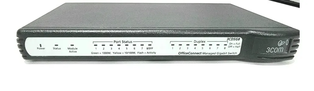 Switch 3com 3cdsg8 Hp V1900-8gigabit 8-portas