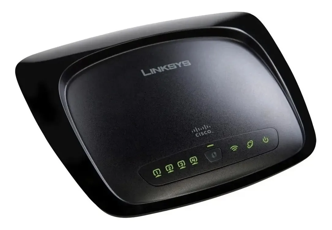 Roteador Wireless Linksys Cisco Wrt54g2 V1 - Clássico - Cor Preto