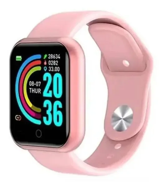 Relógio Smartwatch D-20 Rosa Versão 2021