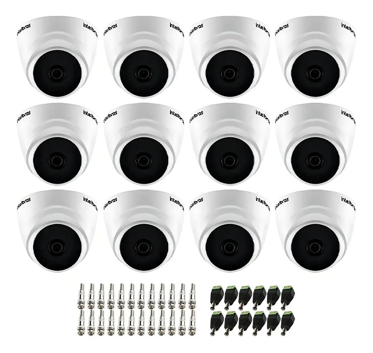 12 Câmeras Vhl1220d Intelbras 1080p Infra de 20m Hdcvi Lite Cor Branco