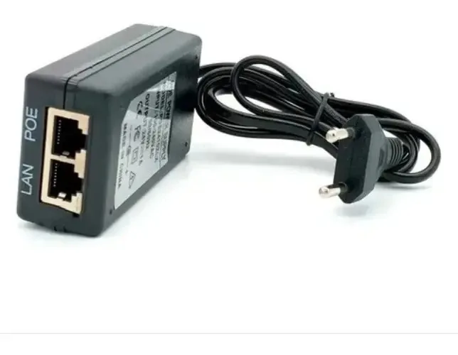 Fonte PoE 24V 1A Dake Bivolt P/ Roteadores e Câmeras IP IEEE 802.3af
