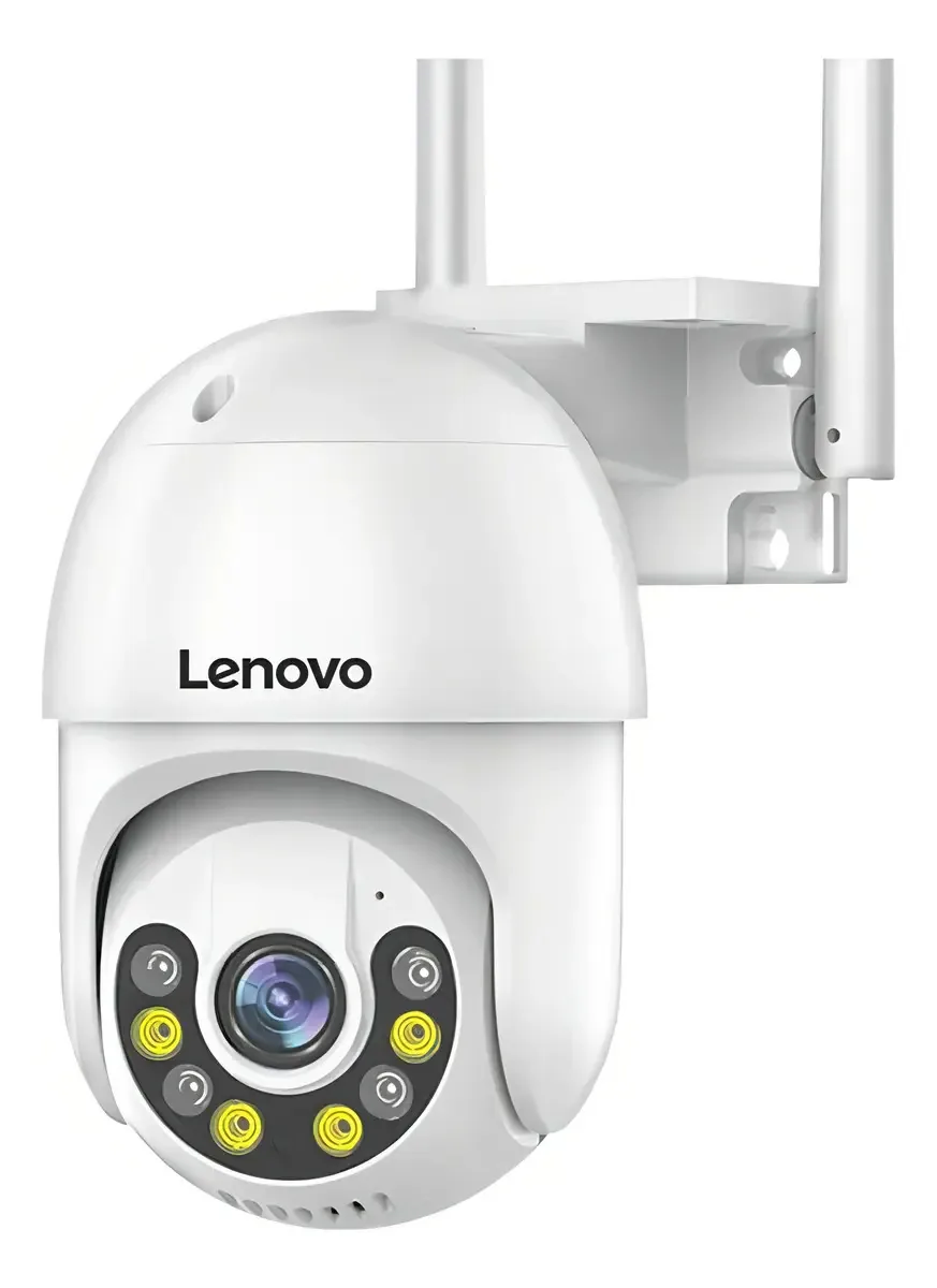 Câmera De Segurança Lenovo Dome X5 Câmera De Segurança Com Resolução Full Hd - Branco