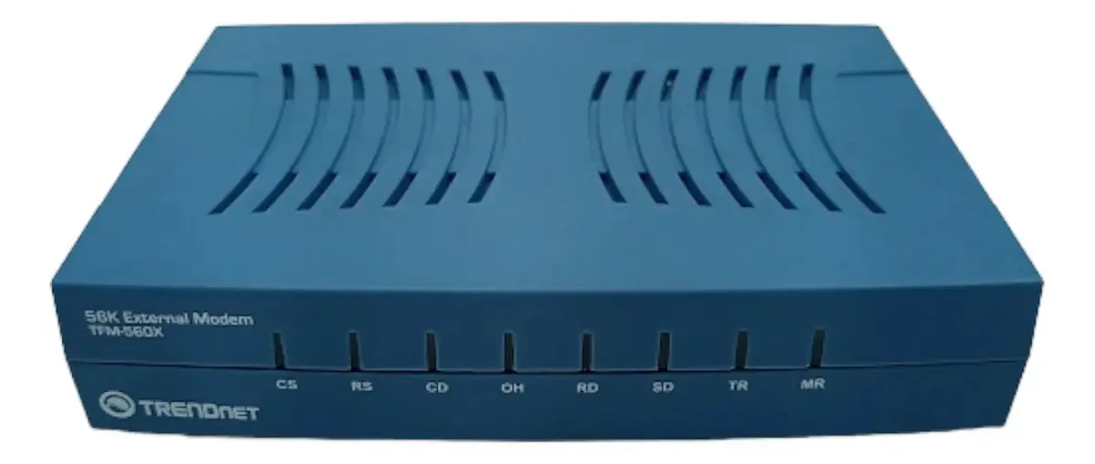 Modem Externo Trendnet Tfm-560x Cor Azul