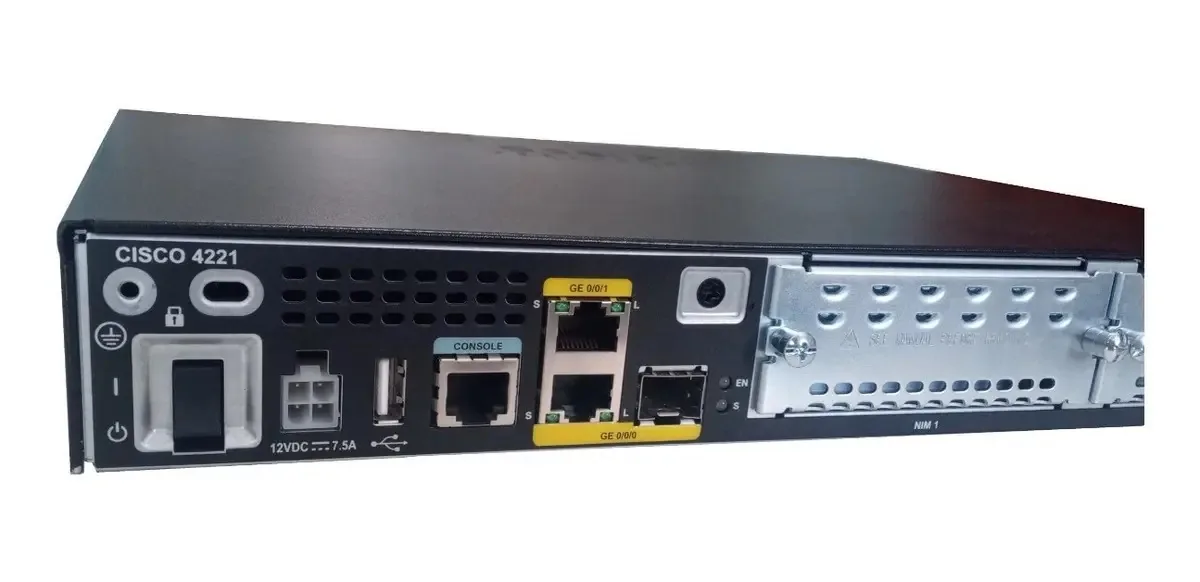 Roteador Cisco Isr 4221 Imedito Cor Preto