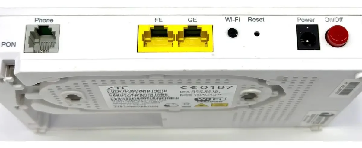 Ont Gpon Zte Zxhn F612w Kit-4 Com Fontes Cor Branco