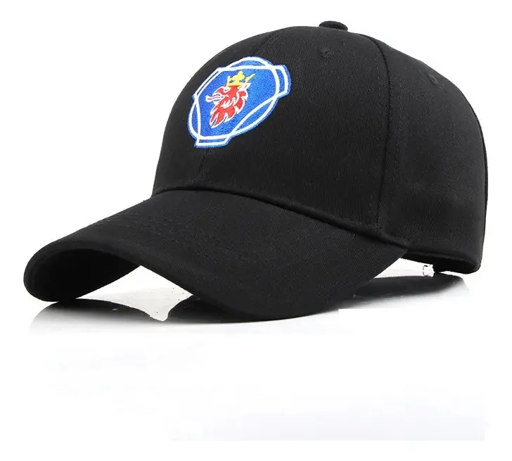 Bonés de beisebol Scania Saab Racing para caminhões, bonés D, cor azul, tamanho M