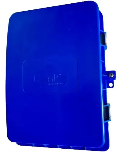 5 Caixa De Terminação Óptica Cto Ftth 3 Think Azul