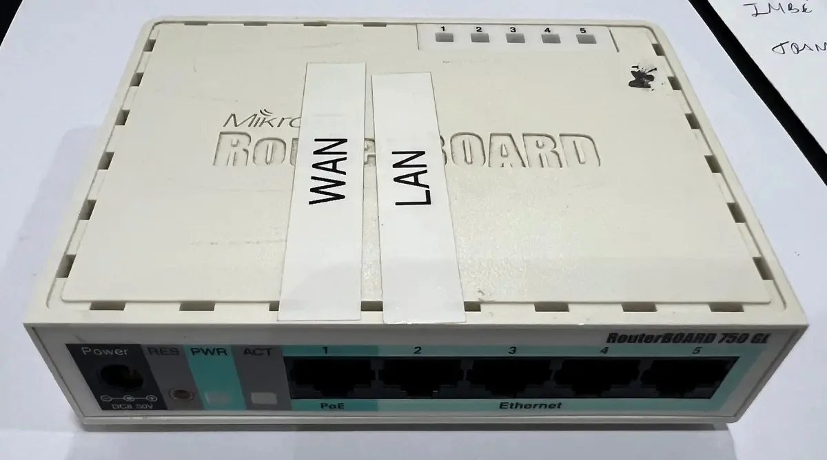 Roteador Mikrotik Rb750gl