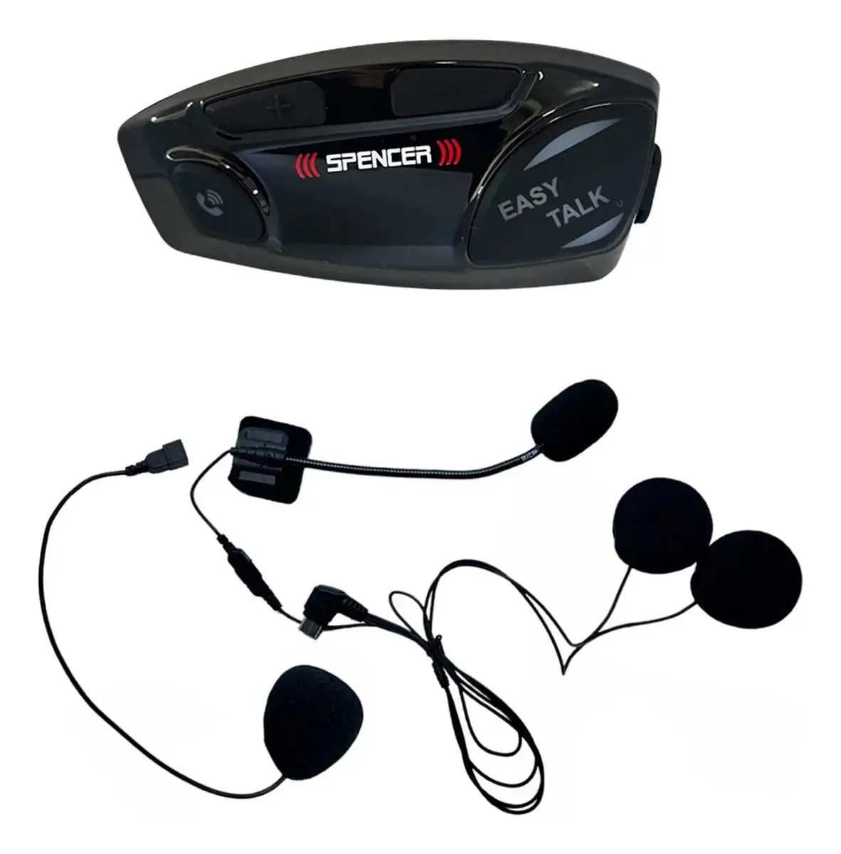 Fone De Ouvido Para Capacete Moto Intercomunicador Bluetooth