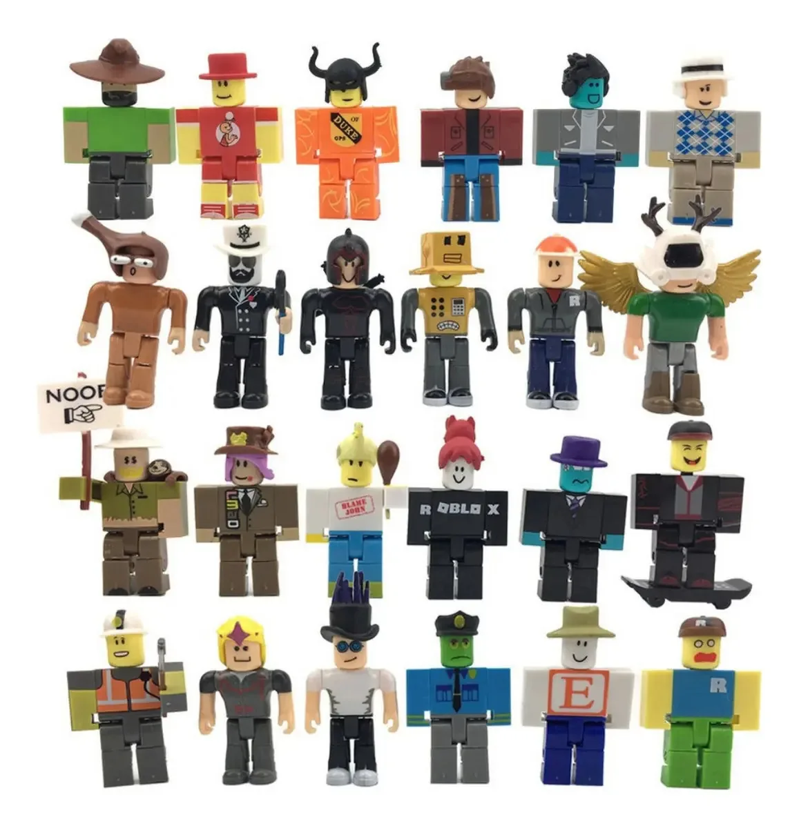 24 bonecos Roblox, brinquedos, bonecas, para crianças