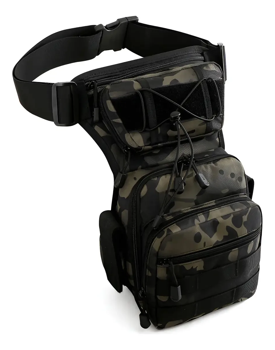 Mochila tática Mochila de cintura tática Acessório de acampamento tático Cor Hxmc