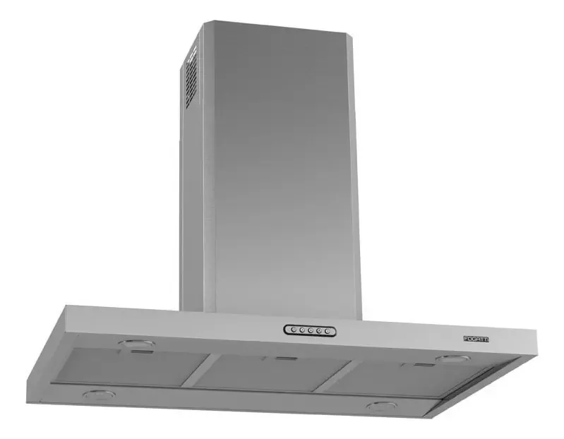 Coifa Ilha 90cm Retangular Fogatti Inox