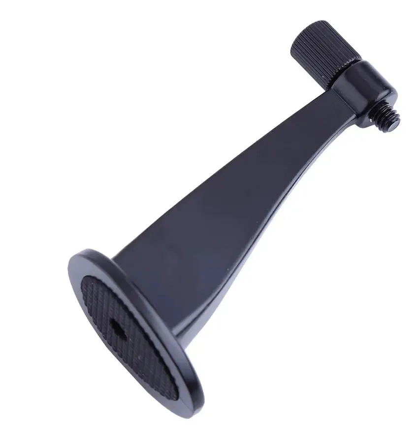 Adaptador de Tripé Kikyo para Binóculos, Adaptador de Telescópio Binocular de Metal Preto, Adaptador de Tripé Profissional para Binóculos com Orifício de 1/4 Polegada