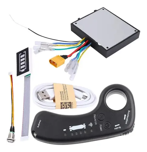 Controlador de skate a motor, controlador de velocidade. Cor Preto