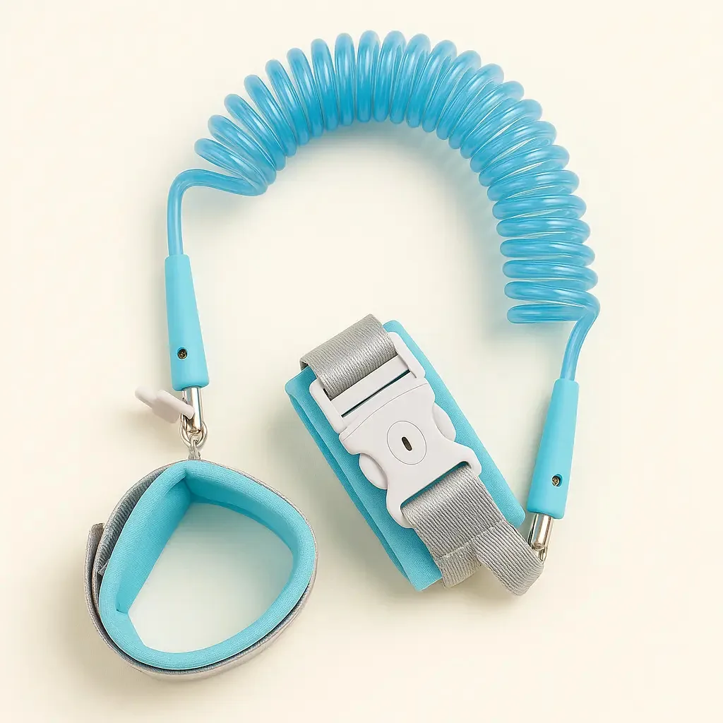 Pulseira Guia Cordão De Segurança Para Pulso 7279 Azul Lisa