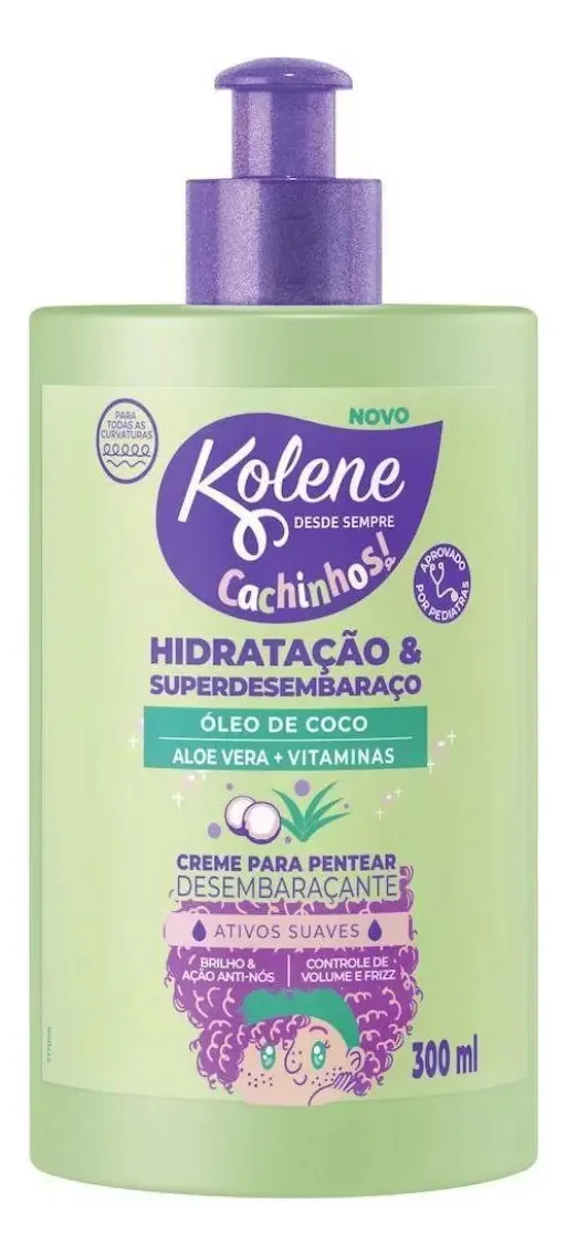 Creme Pentear Kolene Cachinhos Hidratação Desembaraçante