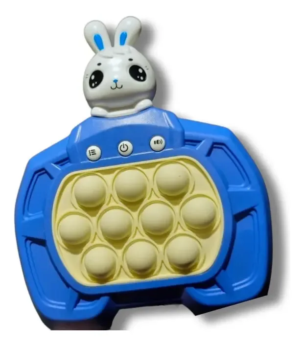 Pop-it Gamer: Brinquedo Eletrônico Anti Stress Com Som E Luz Cor Coelho azul