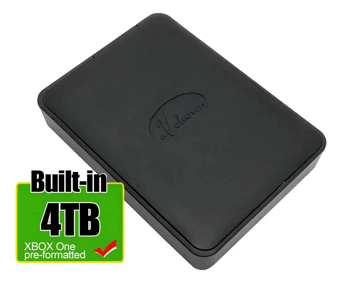 Disco Avolusion 4tb Usb 3.0 para Xbox One, cor preta