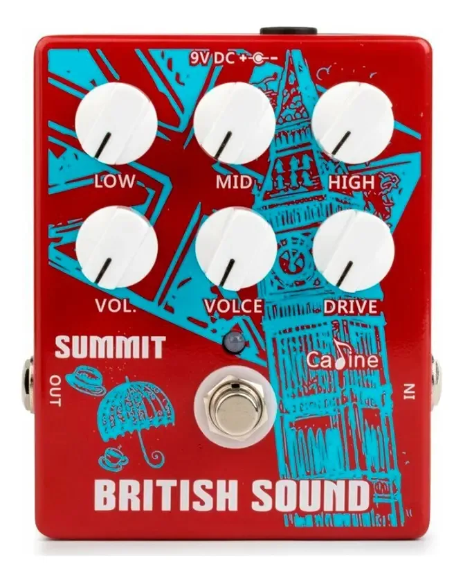 Pedal de efeito vermelho Caline Cp-58