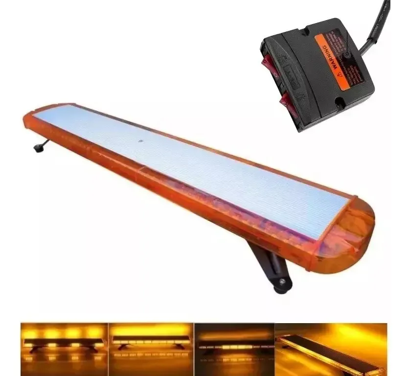 Farol LED âmbar estroboscópico de 1,20 cm