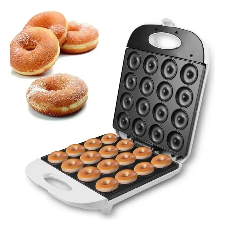 Rosquinhas caseiras com 16 peças para fazer mini donuts de cor única