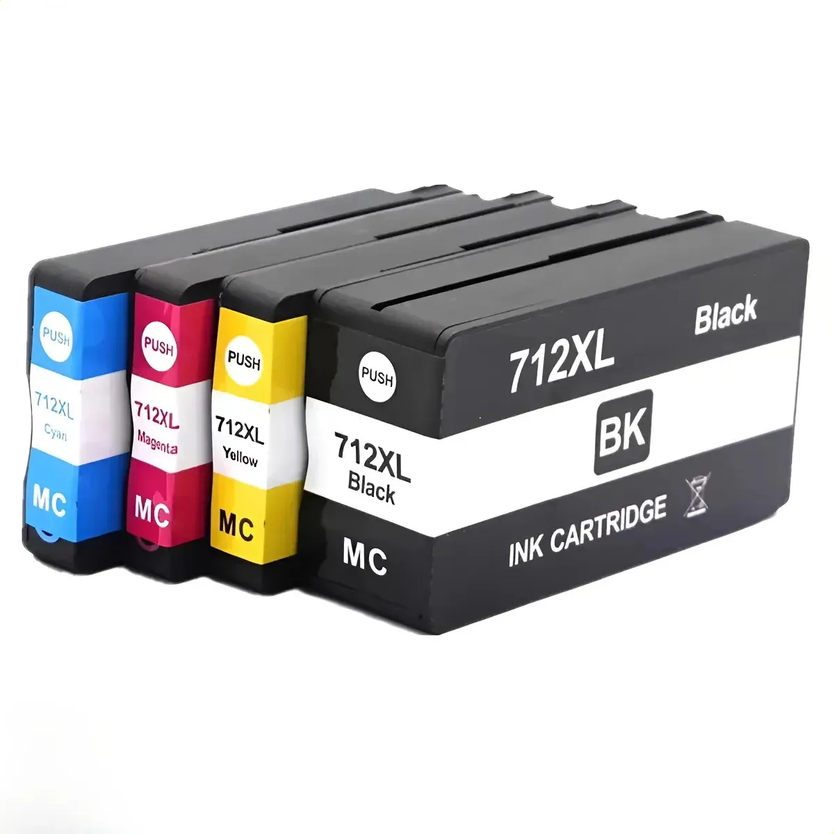 Cores alternativas do cartucho 712xl P/Hp T210 T230 T630