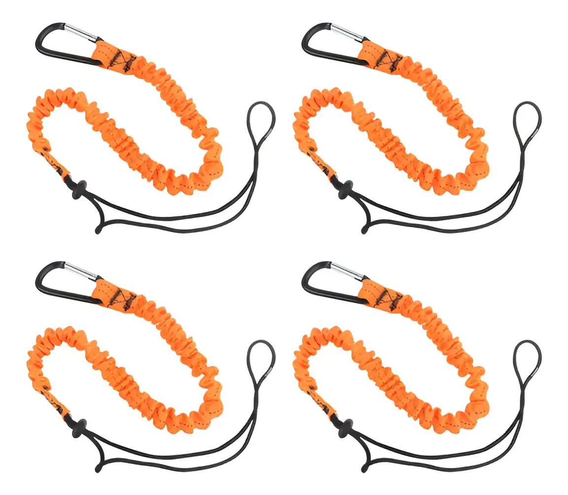 Kit 4 Peças Cordão De Ferramentas De Segurança Com Mosquetão